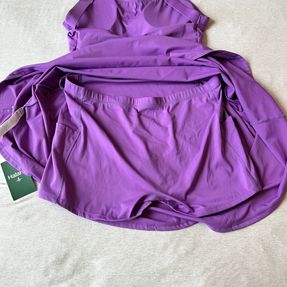 Halara SoftlyZero Airy Purple Exercise Dress Halt… - image 5